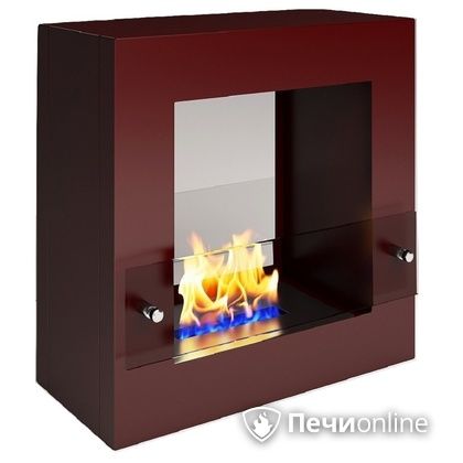 Биокамин ЭкоЛайф Cube Glass black burgundy Арома, c250 в Добрянке